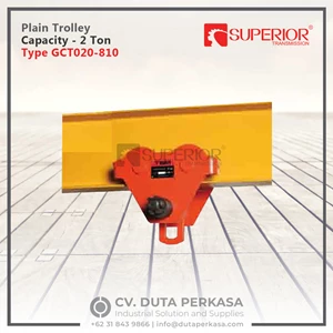 Superior Transmission Plain Trolley Capacity 2 Ton Type GCT020-810 Duta Perkasa