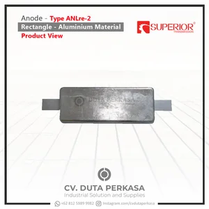 Sacrificial Anode Type ANLre-2 Rectangle Aluminium Material 