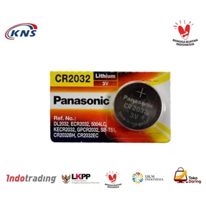 Baterai Kecil Button Cell Coin Panasonic CR2032 3V