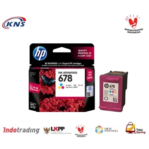 Tinta Printer HP 678 Color Cartridge CZ108AA