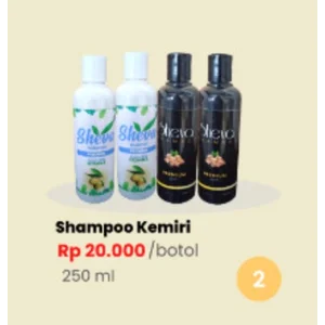 Shampo Kemiri Kemasan Botol 250 ml