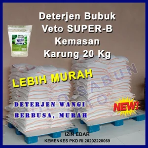 Veto Super-B Deterjen Bubuk Kemasan Karung 20 Kg