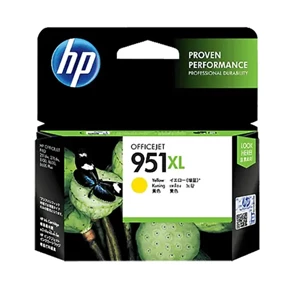 HP 951XL High Yield Yellow Original Ink Cartridge - CN048AA