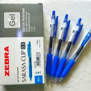 Alat Tulis Lainnya Bollpoin Zebra Pen Sarasa Clip 0.5mm 1 pak (12 pcs ) Biru