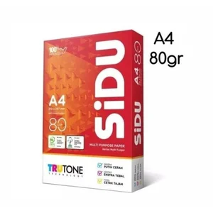 Kertas HVS A4 SIDU 80 Gsm