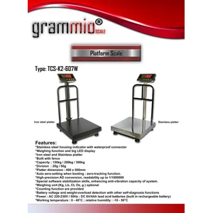 Timbangan duduk digital 150Kg / 200Kg GRAMMIO