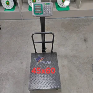 TIMBANGAN DUDUK RENKMHE KAP 150Kg sampai 600Kg uk Plat 45x60Cm Bordes