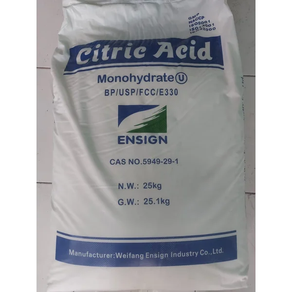 Citrid Acid Monohydrate / Citrun Monohydrate / Asam Sitrat weifang