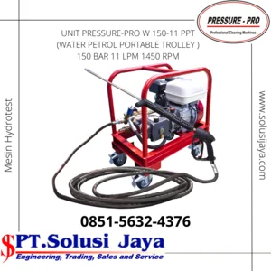 Mesin Hydrotest Unit Pressure-Pro W 150-11 PPT 150 bar 11 lpm 1450 rpm with Engine