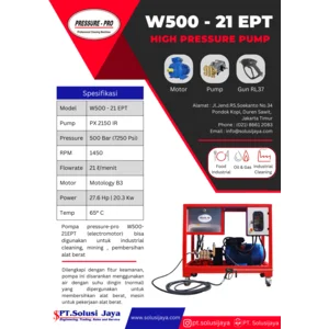 Mesin Sandblasting TS12 500 Bar Water Sandblasting
