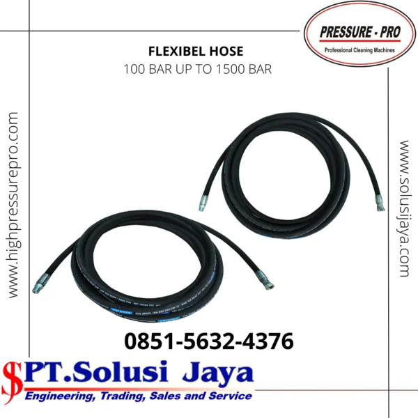 FLEXIBLE HOSE 100 BAR UP TO 1500 BAR