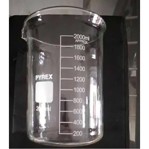 Beaker glass - Gelas ukur 5000ml pyrex lokal