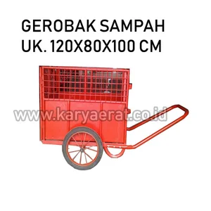 Wong Xigong Tempat Sampah Gerobak Kecil