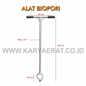 Alat Bor Biopori Bahan Besi 