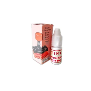 Tinta Cap stempel tetes warna merah 20cc