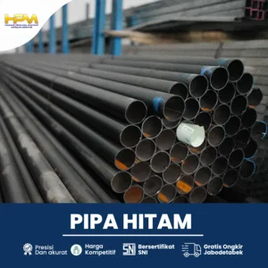 Pipa Hitam 30" x 6M Merek Bakrie Full SNI