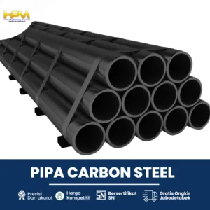 Pipa Baja Carbon Steel Diameter 12 Inch SCH40 x 6M SNI