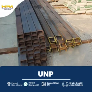 Besi Kanal UNP 150 x 75 x5mm x 6M SNI