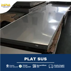 Plat SUS304 / Plat Stainless 3mm x 4' x 8' (ft) Dof SNI
