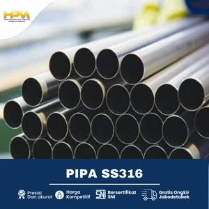 Pipa SS316 / Pipa Stainless SCH40 1" x 6M SNI