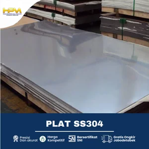 Plat SS304 / Plat Stainless 4mm x 4' x 8' (ft) Doff SNI