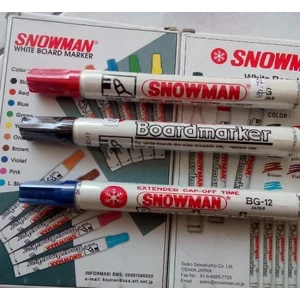 Spidol dan Highlighter / SPIDOL whiteboard SNOWMAN/ SPIDOL whiteboard SNOWMAN PERMANEN