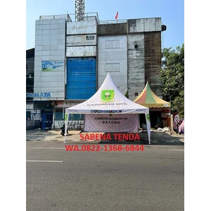 Tenda Kerucut event event digital printing
