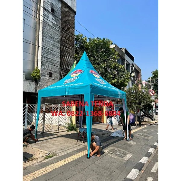 Tenda Kerucut event event digital printing