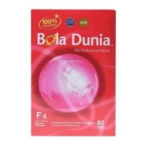 Kertas HVS F4 Bola Dunia 80 Gr