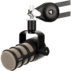 Rode PodMic Dynamic Podcasting Microphone + Pop Shield Filter Mic 