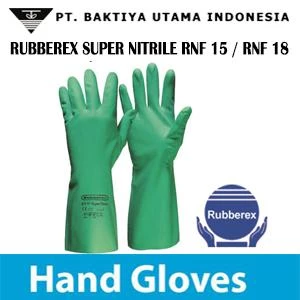 Sarung Tangan Safety 3M Rubberex Super Nitrile Rnf15 / Rnf18