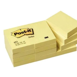 Sticky Notes Post-it No. 653. 38 x 51 mm Kertas Memo & Sticky Notes