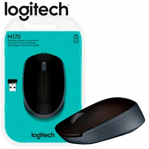Mouse Wireless Logitech M170 Hitam Aksesoris Komputer Lainnya