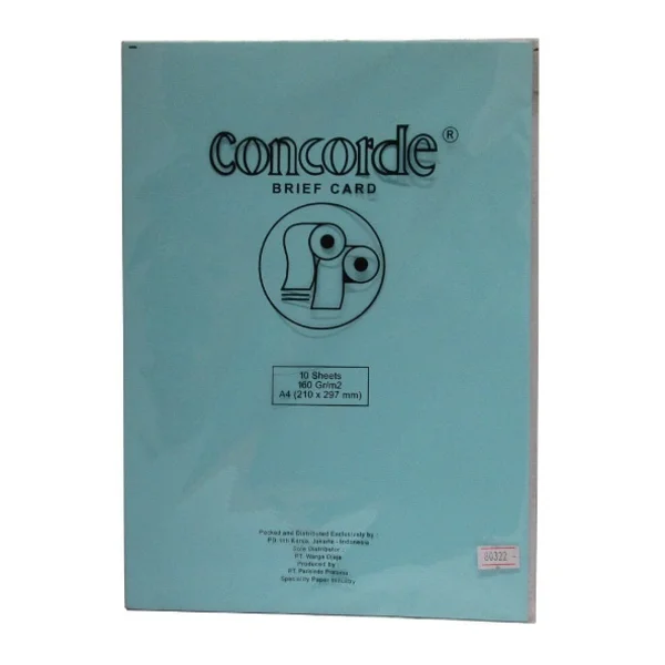 Concorde Paper Blue A4 160g 10sheets