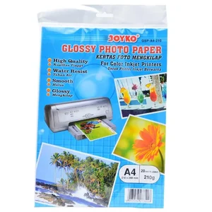 Joyko Glossy Photo Paper (Kertas Foto) 210 A4 1pc