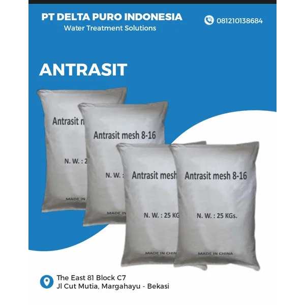 Antrasit Media Filter 8-16 Mesh