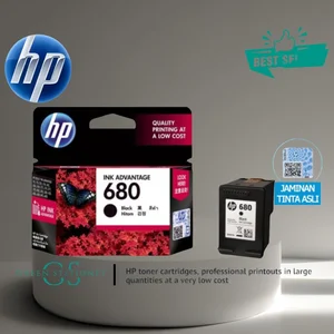 HP Tinta Ink Cartridge Black 680 - F6V27AA