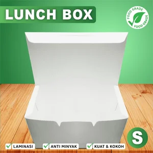 Paper Lunch box Kemasan Kotak Makanan Kertas Kecil S