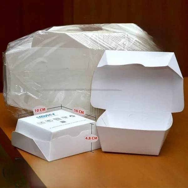 Paper Lunch box Kemasan Kotak Makanan Kertas Kecil S
