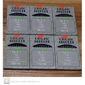Jarum TQx1 ORGAN NEEDLES UK 13 PER 2