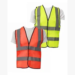 Rompi Safety Vest Safety Pengaman kerja polyster hijau  Orange