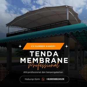 Konstruksi Kanopi membrane tensile  Agtex 851 P1 / Tenda Membrane