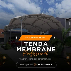Konstruksi Kanopi membrane tensile  Agtex 851 P1 / Tenda Membrane