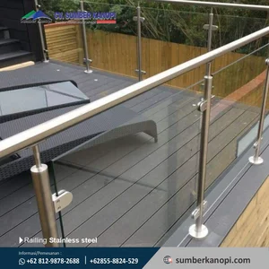 Jasa pemasangan railing stainless steel per meter