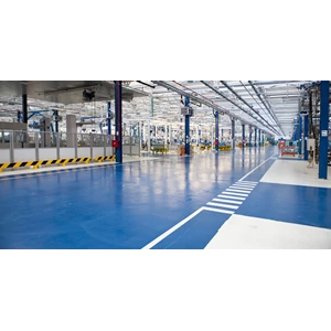 Industrial Flooring Warehouse Manufacturing Epoxy Floors By PT. Mega Warna Lestari