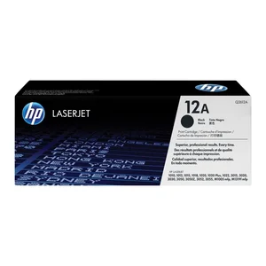 Toner Printer  LaserJet HP 12A BLACK (Q2612a) Autorized Online Partner HP