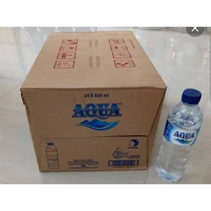air mineral aqua botol 600ml
