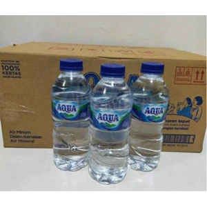 air mineral aqua botol 330ml