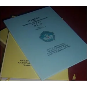 Sampul Buku Jilid Soft Cover Tipis