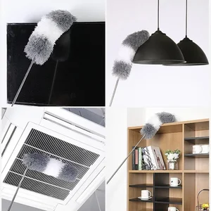 Alat Pembersih Rumah / Kemoceng Bulu Microfiber / Gagang Panjang 280cm